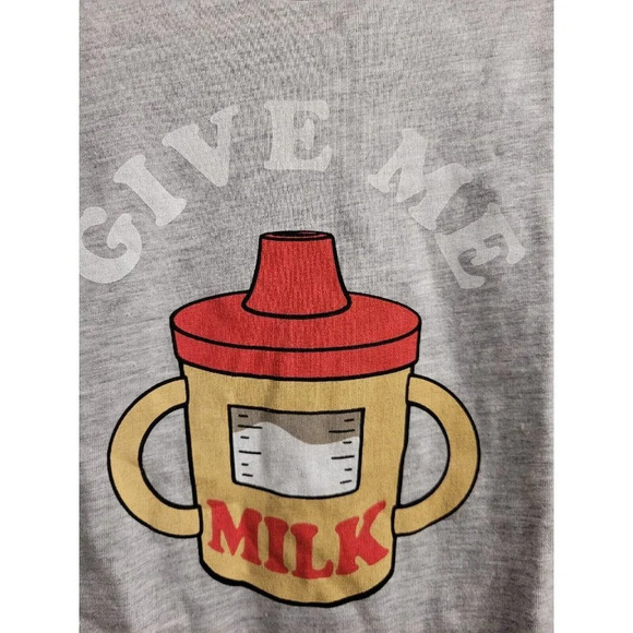 Give Me Milk - Toddler Crew Neck Short Sleeve T-shirt NEW! 18M, 2T, 3T, 4T, 5T - Picture 4 of 6